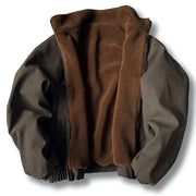 Fleece Lined 'Stormguard' Coated Bomber-streetwear-techwear