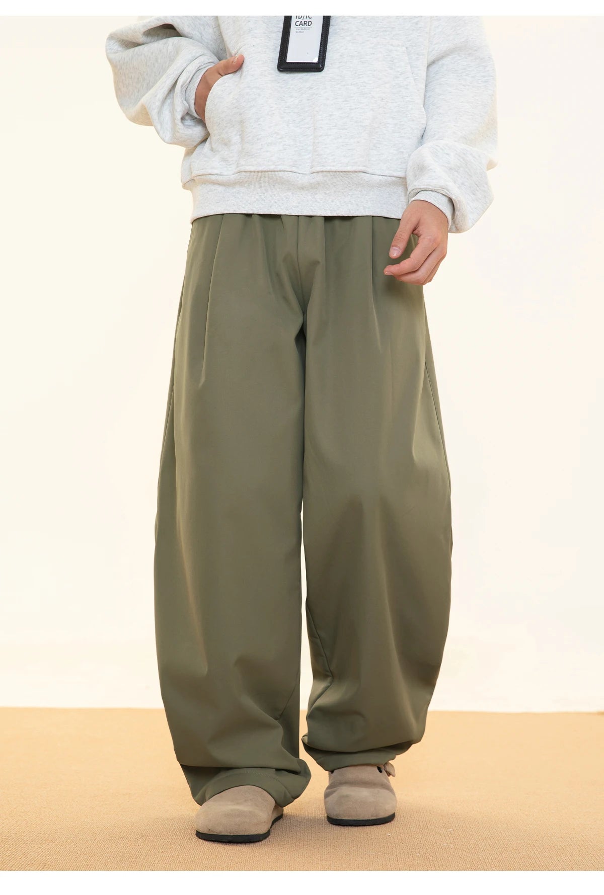 Fleece Lined Wide Leg Pants-streetwear-techwear