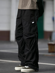 Functional Ripstop Wide Cargo Pants-streetwear-techwear