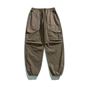 Functional Ripstop Wide Cargo Pants-streetwear-techwear