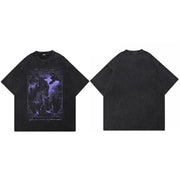 'Gothic Castle' Graphic Print T-Shirt-streetwear-techwear