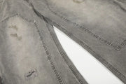 Grey Washed Baggy Carpenter Jeans-streetwear-techwear