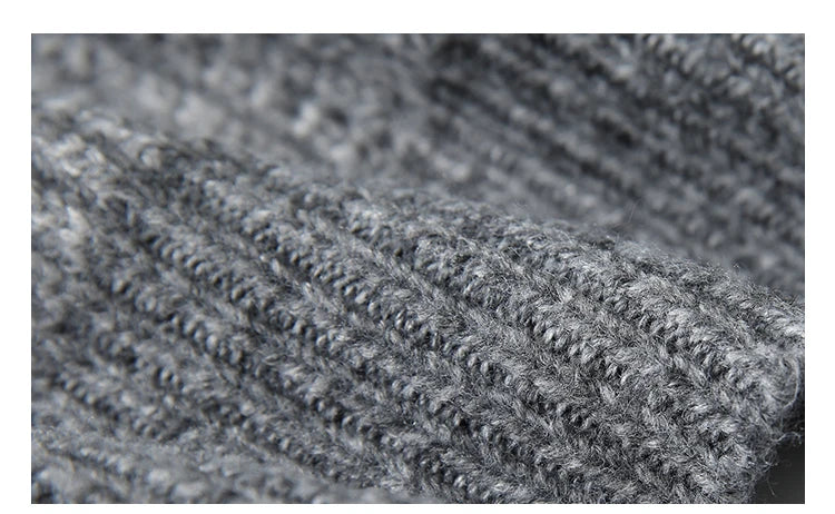 Heavy Ribbed Knit Jacket-streetwear-techwear