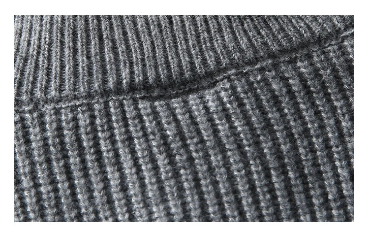 Heavy Ribbed Knit Jacket-streetwear-techwear