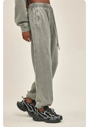 Heavyweight Acid Washed Sweatpants-streetwear-techwear