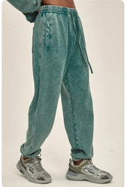 Heavyweight Acid Washed Sweatpants-streetwear-techwear