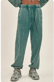 Heavyweight Acid Washed Sweatpants-streetwear-techwear