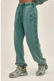 Heavyweight Acid Washed Sweatpants-streetwear-techwear