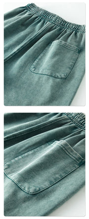 Heavyweight Acid Washed Sweatpants-streetwear-techwear