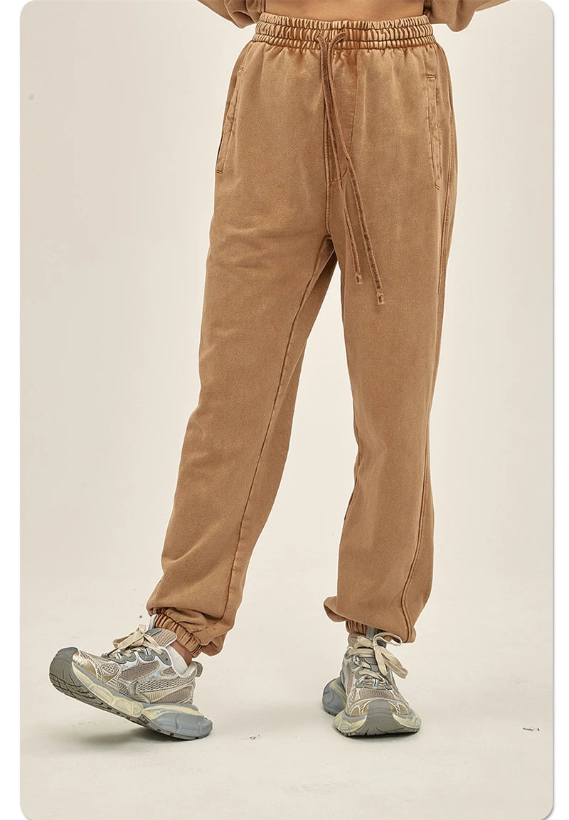 Heavyweight Acid Washed Sweatpants-streetwear-techwear
