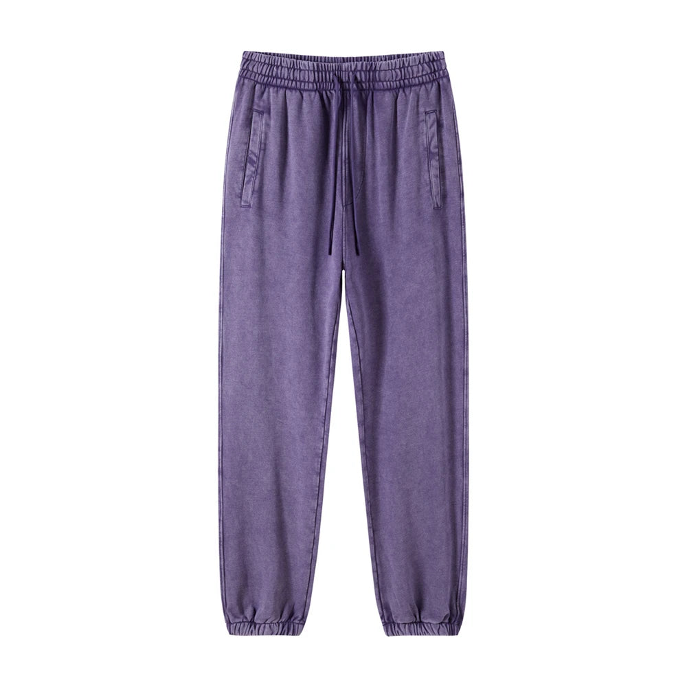 Heavyweight Acid Washed Sweatpants-streetwear-techwear