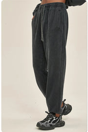 Heavyweight Acid Washed Sweatpants-streetwear-techwear