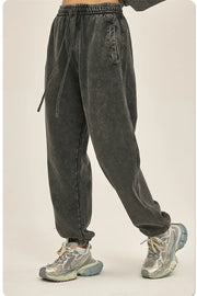 Heavyweight Acid Washed Sweatpants-streetwear-techwear