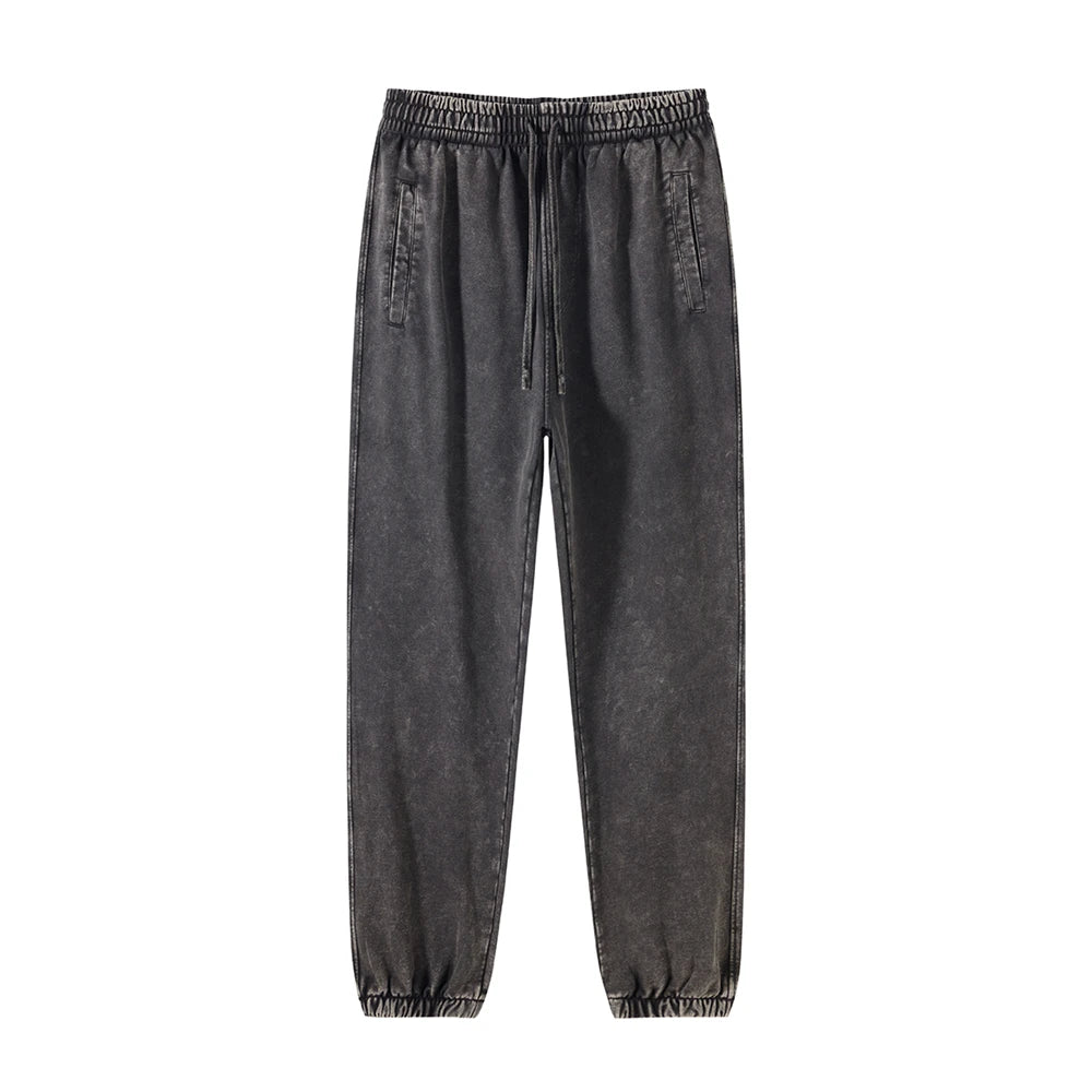 Heavyweight Acid Washed Sweatpants-streetwear-techwear