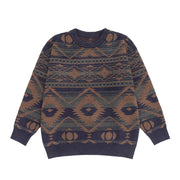 Jacquard Grandad Jumper-streetwear-techwear