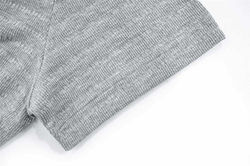 Jacquard Texture Stripe T-Shirt-streetwear-techwear