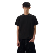 Jacquard Texture Stripe T-Shirt-streetwear-techwear