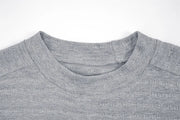 Jacquard Texture Stripe T-Shirt-streetwear-techwear