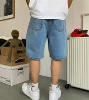 Keychain Denim Knee Length Jorts-streetwear-techwear