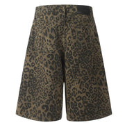 Leopard Print Jorts-streetwear-techwear