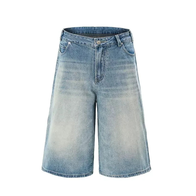 Long Length Vintage Wash Jorts-streetwear-techwear
