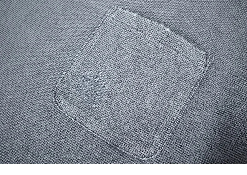 Long Sleeve Waffle T-Shirt-streetwear-techwear