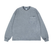 Long Sleeve Waffle T-Shirt-streetwear-techwear