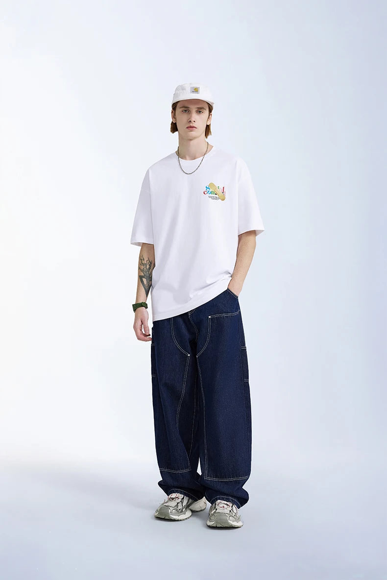Loose Fit Skater Jeans-streetwear-techwear