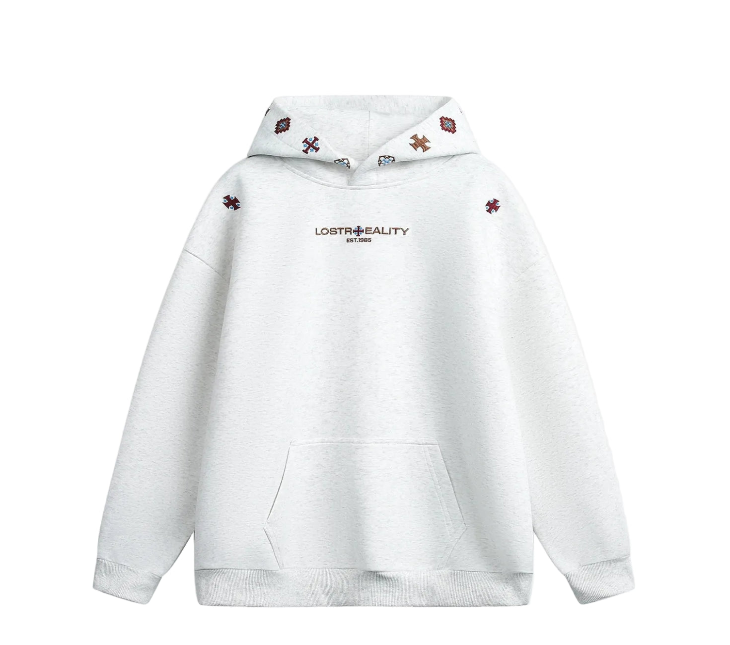 Lost Reality Embroidered Hoodie-streetwear-techwear