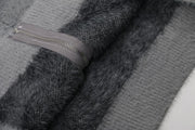 Lyric Symbol Faux Fur Zip-up Sweater-streetwear-techwear