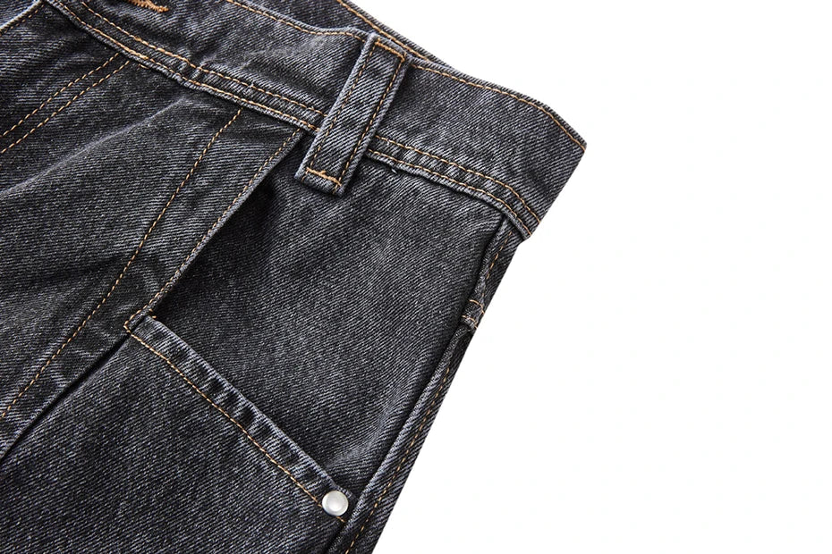 MADE EXTREME Seam Detail Jeans-streetwear-techwear