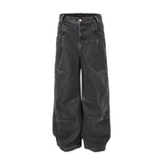 MADE EXTREME Seam Detail Jeans-streetwear-techwear