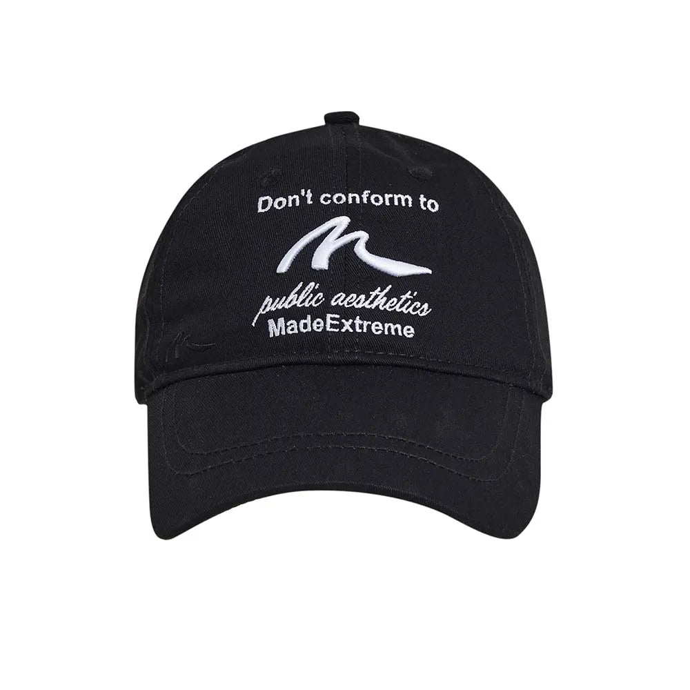 MADE EXTREME Slogan Embroidery Baseball Cap-streetwear-techwear