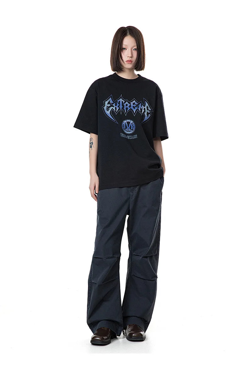 MADE EXTREME Studded Metal Logo T-Shirt-streetwear-techwear