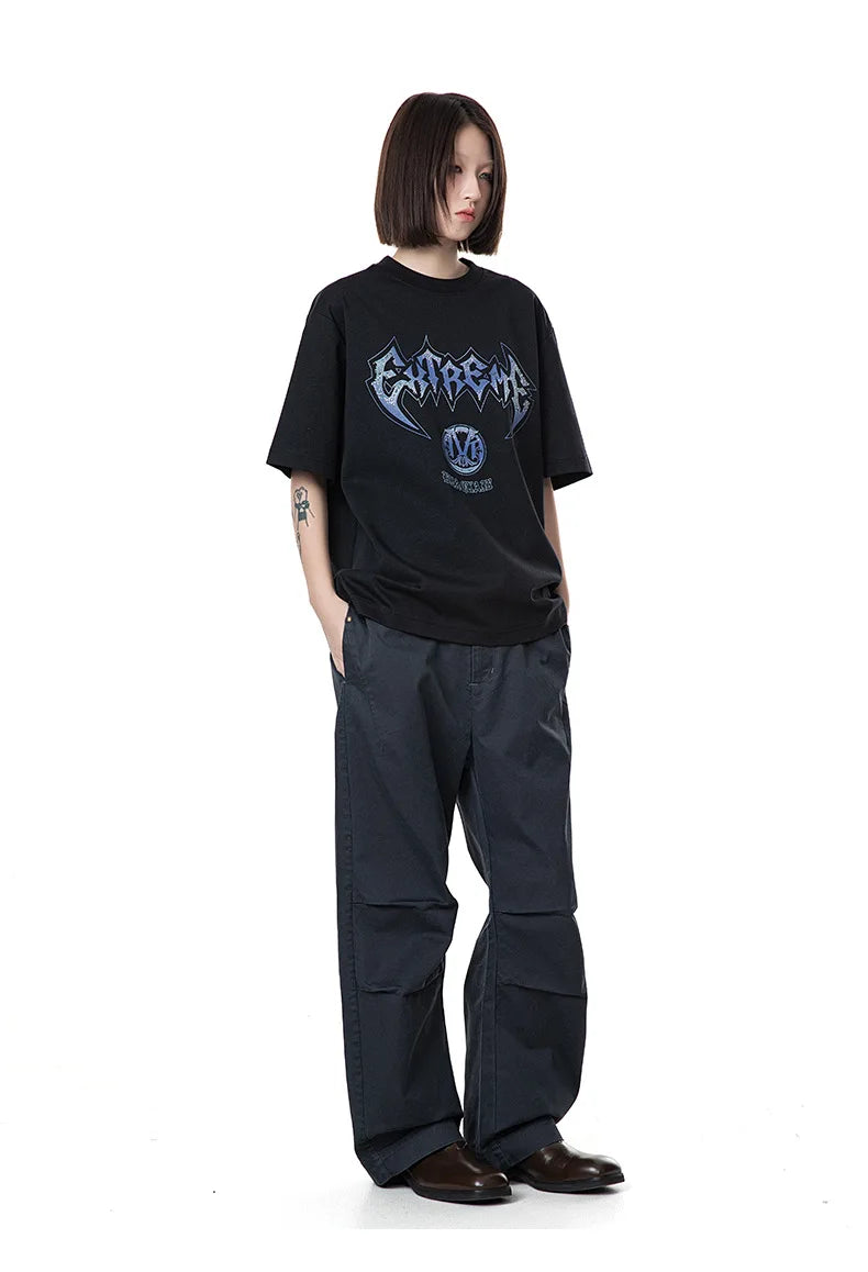 MADE EXTREME Studded Metal Logo T-Shirt-streetwear-techwear