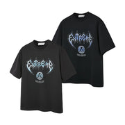 MADE EXTREME Studded Metal Logo T-Shirt-streetwear-techwear