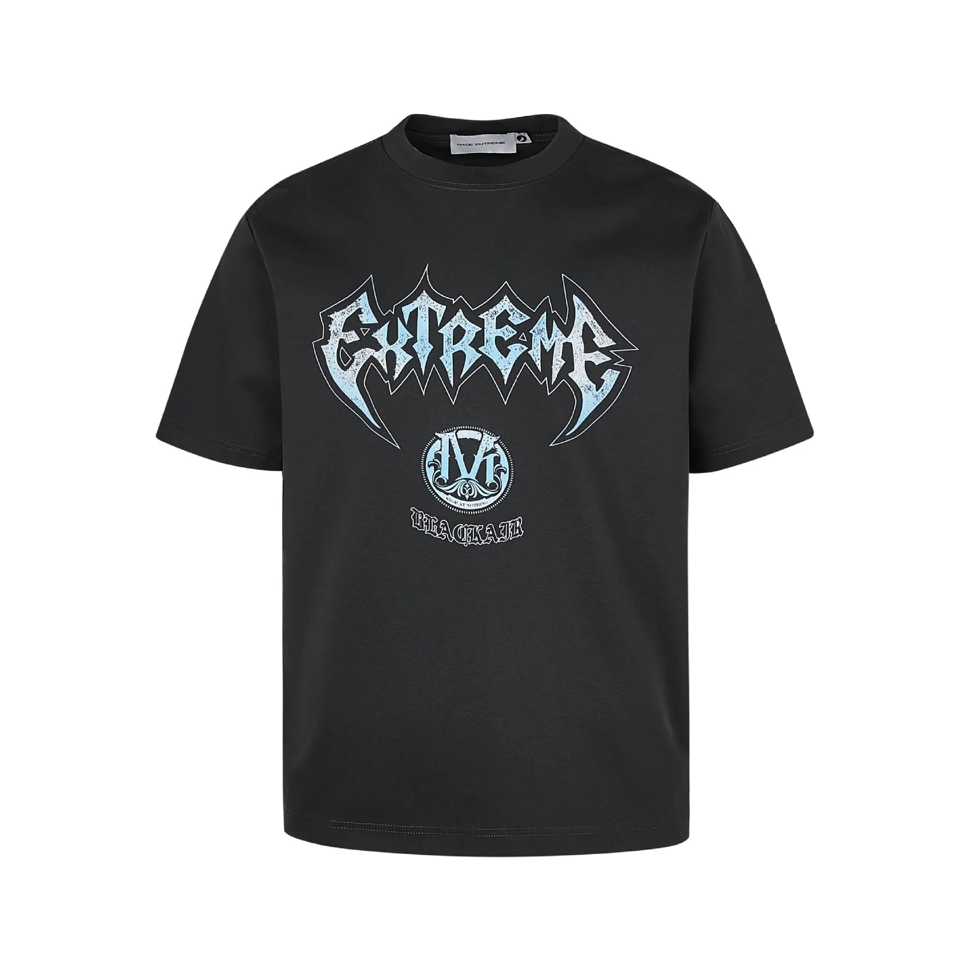 MADE EXTREME Studded Metal Logo T-Shirt-streetwear-techwear