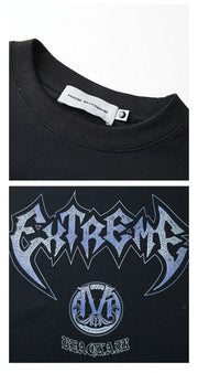 MADE EXTREME Studded Metal Logo T-Shirt-streetwear-techwear