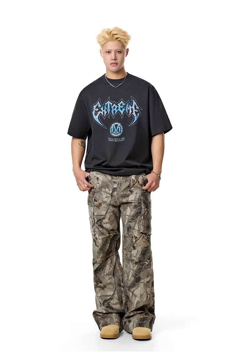 MADE EXTREME Studded Metal Logo T-Shirt-streetwear-techwear