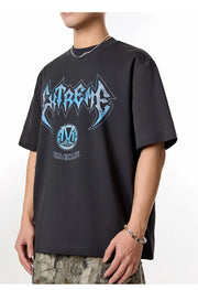 MADE EXTREME Studded Metal Logo T-Shirt-streetwear-techwear