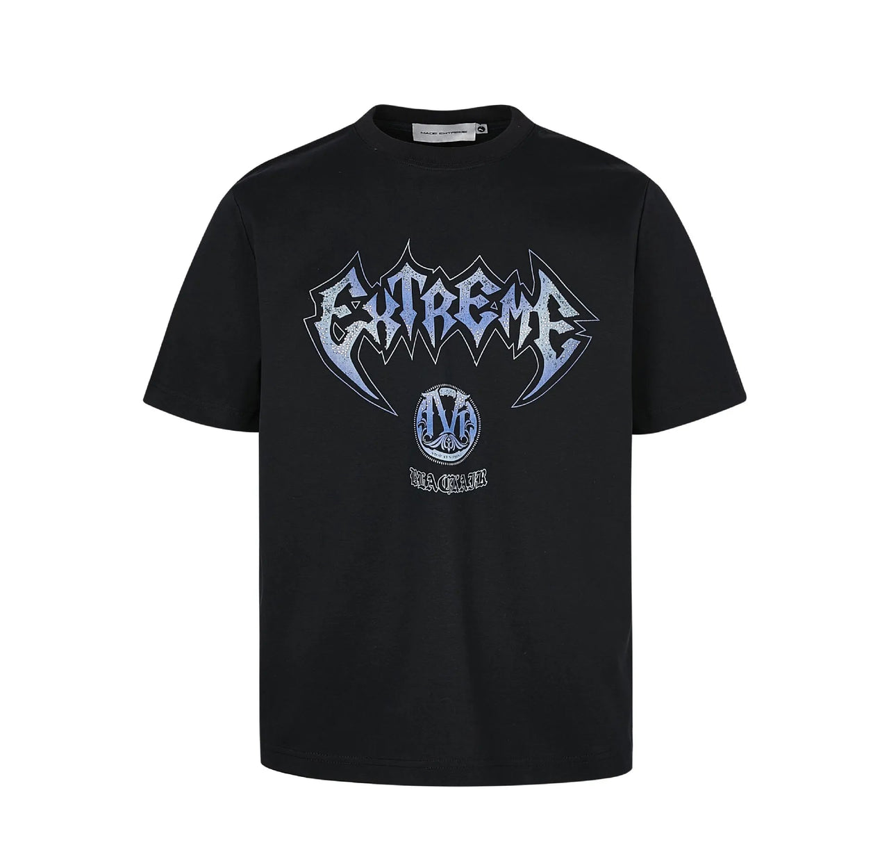 MADE EXTREME Studded Metal Logo T-Shirt-streetwear-techwear