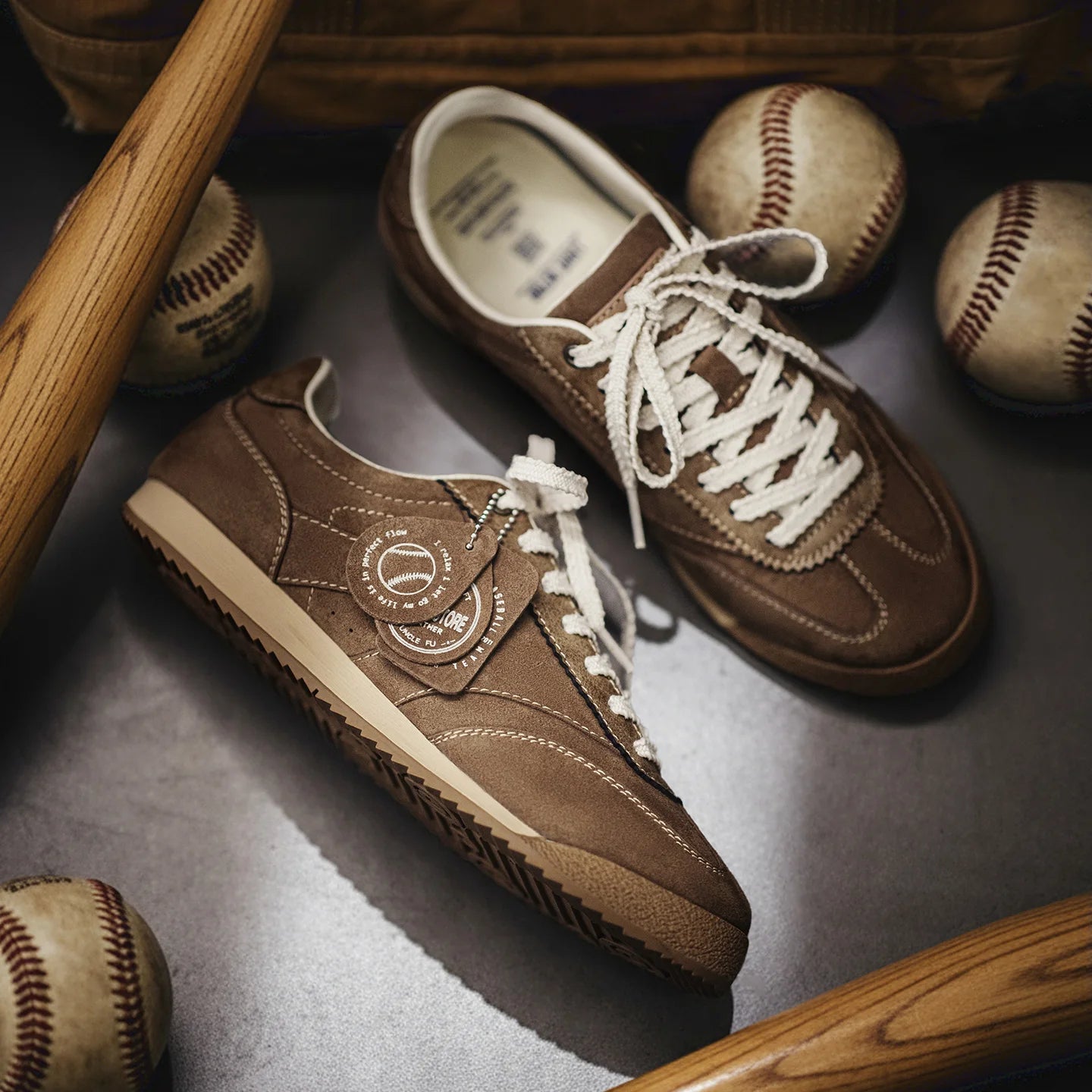 MADEN Diamond Heritage Suede Sneakers-streetwear-techwear