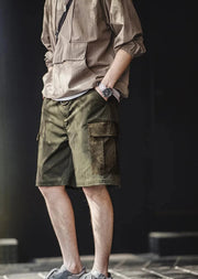 MADEN Herringbone Twill Cargo Shorts-streetwear-techwear