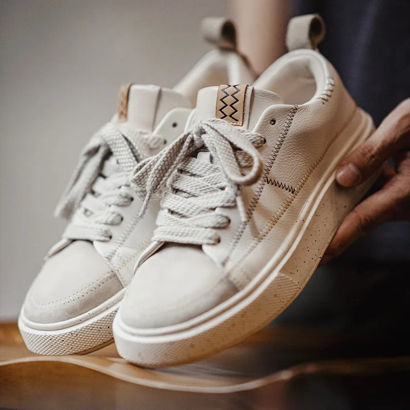 Maden Ink Low Court Sneakers| Streetwear at Before The High Street White / EUR 39