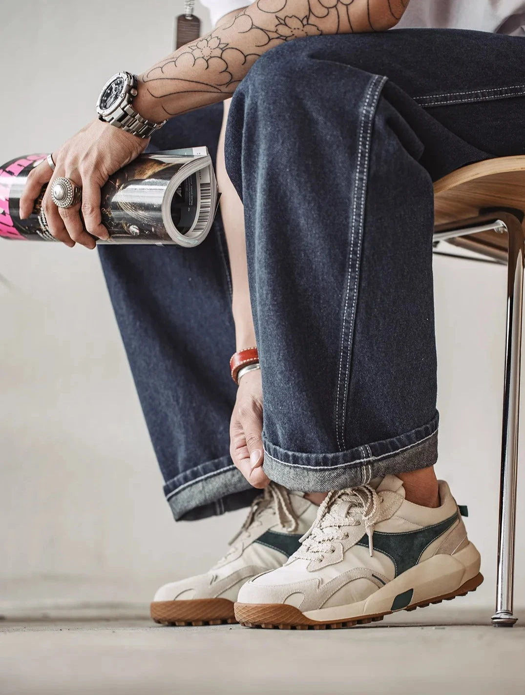 MADEN Retro Dad Sneakers-streetwear-techwear