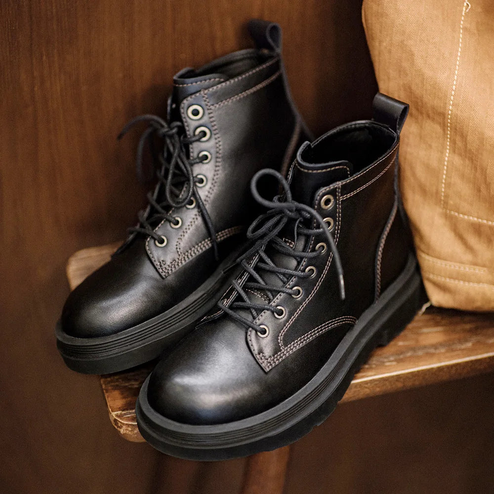 MADEN Vintage Style Workwear Boots Streetwear at Before the High Street