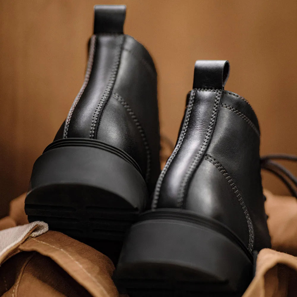 MADEN Vintage Style Workwear Boots