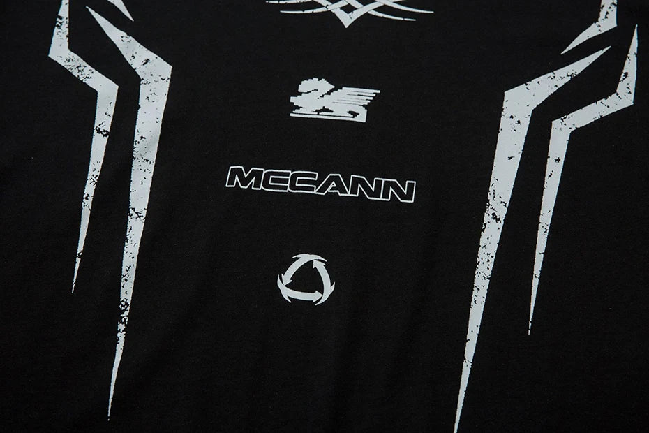 MCCANN 'Overdrive' Layered Long Sleeve T-Shirt-streetwear-techwear