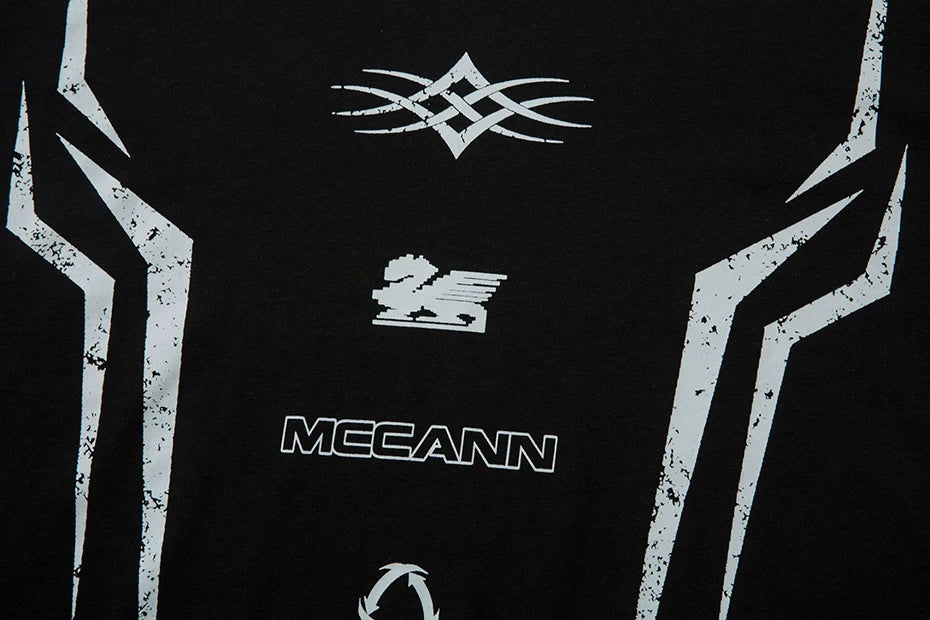 MCCANN 'Overdrive' Layered Long Sleeve T-Shirt-streetwear-techwear