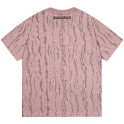 'Make No Choice' Textured Grunge T-Shirt-streetwear-techwear